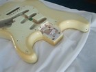 Vintage 1982 Fender The Strat Guitar Body Original Olympic White Stratocaster