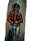 Hand Painted Feather   Arts   Crafts  southwest Art   New   Cowboy