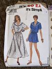 Vintage 1970s Simplicity Sewing Pattern Lot 3 Pc 8389 6525 8230  Womens Dress