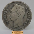 1924 Venezuela Silver Bolivar -  c48379nq
