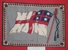 C1914 Large New Zealand Flannel Flag B5 Tobacco Insert Cigarette Felt Vintage