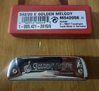 Hohner Golden Melody Harmonica E   No  542 20  New Old Stock  Original Packaging
