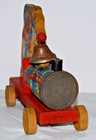 Vintage 1940s Fisher Price No 450 Donald Duck Choo Choo Wood Pull Toy Disney