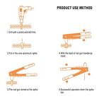 Arrow Heavy Duty Riveter Kit Professional Pop Rivet Gun With Assorted 120 Rivets