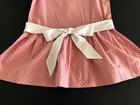 Vintage Handmade Girls Pink Floral Dress See Measurements