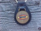 Chrysler Mopar Accessories Gold Leather Key Fob Nos Custom-made Hi-quality