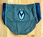 Pro Wrestling Trunks Navy Green   Shiny Black Spandex W     m    Sz Xxl