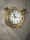 Royal Mariner Nautical Brass Porthole Clock For Boat Or Ship Yacht 3 25 Glass
