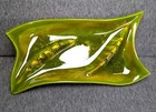 Vintage California Originals 310 Green Mcm Ceramic Ashtray Usa 12  Atomic Rare