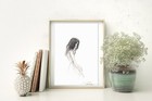 Original Graphite Sketch Woman Figure Drawing Original Pencil Sketch Of Woman