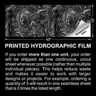 Alien Factory Scene - 18 x46  Hydrographic Film Hydro Dipping Dip Water Transfer