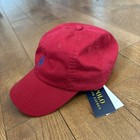 Nwt Polo Ralph Lauren Baseball Cap Hat Adjustable Strap Red Blue Pony - One Size