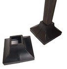 1  handrail Post Skirt Shoe Base Snap On 1  Feet Railing Post Covers Fit 1  Legs