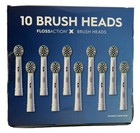 Oral-b Flossaction Electric Toothbrush Replacement Brush Heads 10 Count