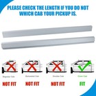 Pair Rocker Panels For 14-16 Silverado Sierra 1500 2500 Hd 3500 Hd Extended Cab