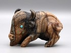 Fabian Cheama  d  Picasso Marble Zuni American Bison buffalo Fetish