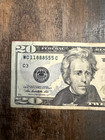 Mc11888555c 2013  20 Dollar Note    trinary Fancy Serial   Strike Error   