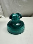 Hemingray - 72 Large Blue Glass Insulator Made In Usa