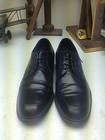 Vintage Black Made In Usa Regal Barrington Distressed Engineer Power Shoes 8 M