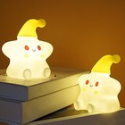 Cute Night Light Star Cute Birthday Gift Soft Silicone Lamp Warm Bedside Lamp