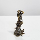 Metal Mermaid Figurine Vintage Brass Statue Coastal Decor Ocean Sea Figure 2 5  