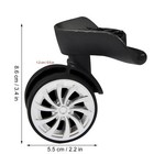 Luggage Suitcase Replacement 360 Spinner Wheels-2 Pack
