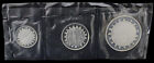 1977 Malta Mint Proof Set Of 3 Silver Coins In Original Box