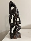 Vintage Hand-carved African Wood Sculpture     Abstract Tribal Figure 