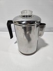 Vintage Revere Ware Coffee Percolator Pot Copper Clad  2363973 Stainless Steel