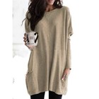 Plus Size Women Long Sleeve Baggy Pullover Ladies Jumper Loose Tunic Shirt Tops