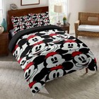 3d Black White Mickey Minnie Bedding Set Duvet Cover Comforter Cover Pillow Case