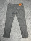 Levis 511 Slim Fit Jeans Mens 34 Gray Denim Cotton Low Rise Skinny Leg 32x27