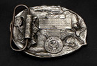 Stunning  Siskiyou   3d   Unicorn Belt Buckle   Vintage   1983   Moon   Stars