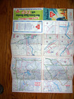 Vintage Early 1950 s  Conoco  Gas   Oil  Road Map Of Idaho- Free Shipping - Exc 