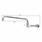 Set Aa Faucet Single Wall Mount Wok Range No Lead With 14  Swivel Spout Aa-513g
