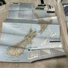 New Zealand Tourism Board 1988-89 Vintage New Zealand Map Cx