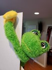 Dan Dee Collectors Choice Plush Green   Yellow Frog With Big Eyes