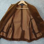 Vintage Ralph Lauren Corduroy Jacket Womens 4 Chocolate Mandarin Chore Blazer S