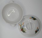 Pillivuyt France Small Covered Floral Bowl Casserole Dish Made In France