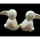 Vintage Ceramic Toucan Salt And Pepper Shakers Yellow Pink Tropical Bird Set