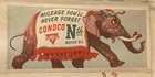 Vintage 1940s Conoco Oil Co  Mileage Merchant Travel Nebraska Road Map Vg 