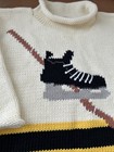 The Red Wagon Boston Ivory Hockey Knit Sweater Children   s Size 4
