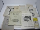 Lot Of Radio Vintage Manuals Paper Rca Tubes Tube Telegraphy Sylvania Old Rare