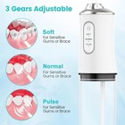 Cordless Water Flosser Dental Oral Irrigator Travel Teeth Cleaner Floss Pick