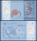 Malaysia 1 Ringgit  2011 Nd  P-51c  Unc  Polymer X 100 Pcs Bundle Pack