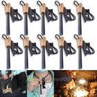 Fire Starter Flint   Steel Striker Bushcraft  Emergency Waterproof Survival Kits