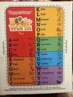 Vintage 1987 Tuppertoys Book Worm Alphabet Learning Toy Complete Sealed Inserts