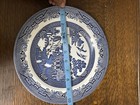 Churchill Blue Willow 10  Dinner Plates Made In Staffordshire England