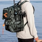 Kastking 50l Tackle Backpack Fishing Gear W  4 Boxes Bait Binder Rod Holders