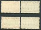 Sarawak 1946 Centenary 8c- 1 Sg 146-149 Hinged Mint  cat    30 As U m 